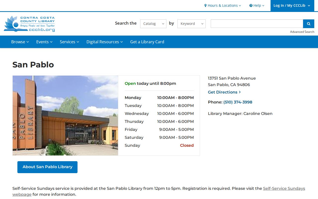 San Ramon city directory research at the local library