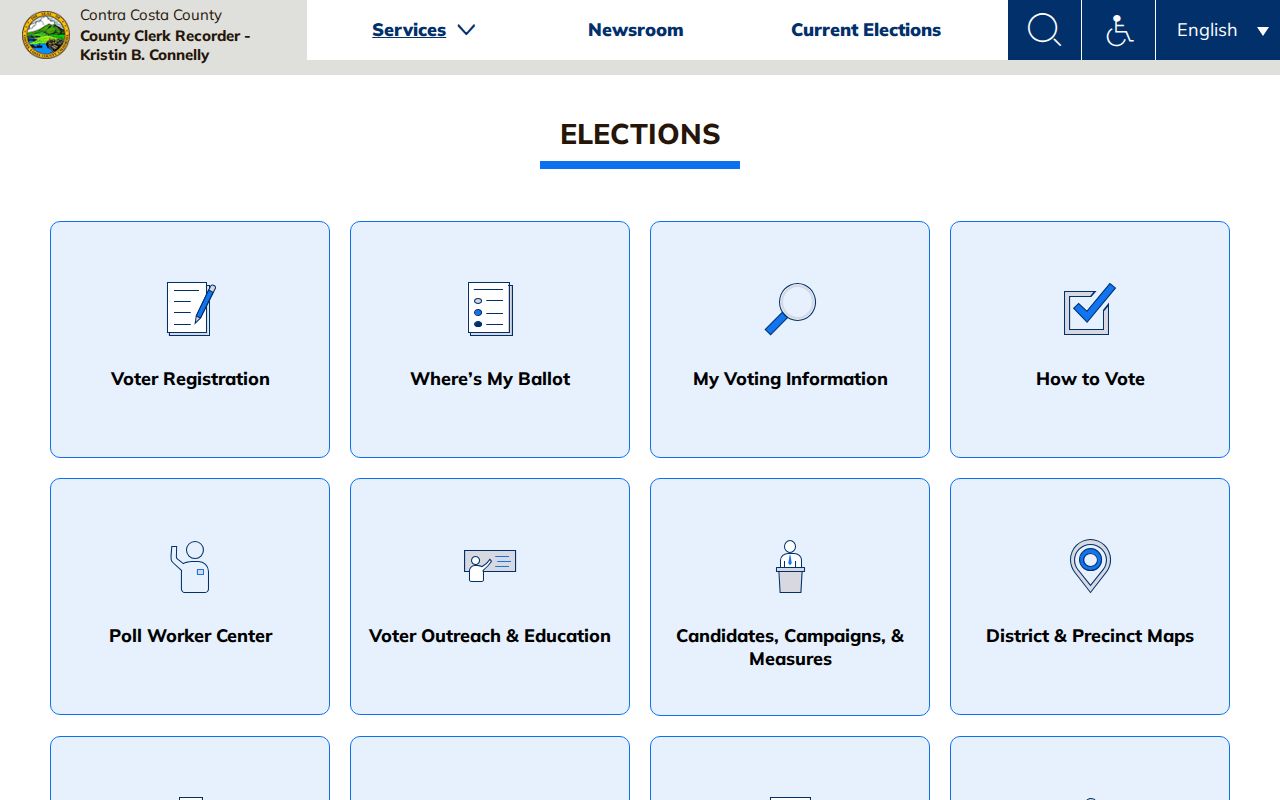 San Ramon previous residents county elections services